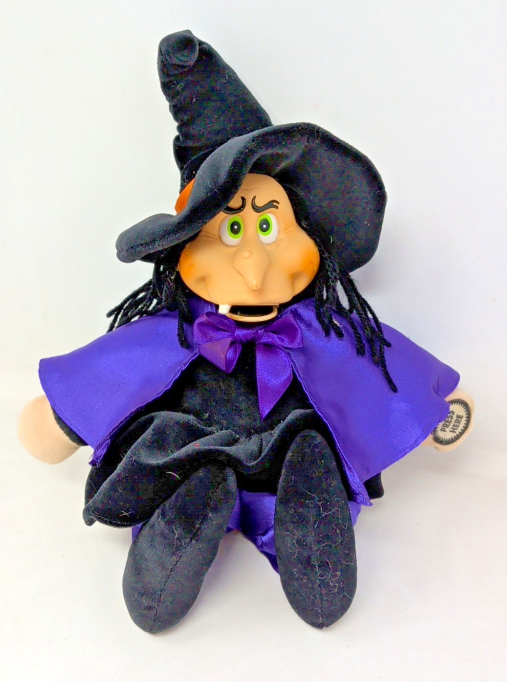 Animated Halloween Witch Trick Or Treat Stomp Singing Dancing Dan Dee WORKS